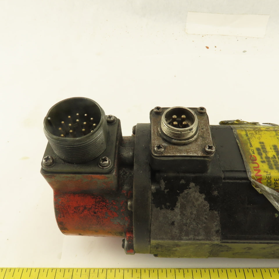 Fanuc A06B-0312-B501 120V 2000RPM 3Ph AC Servo Motor Parts/Repair