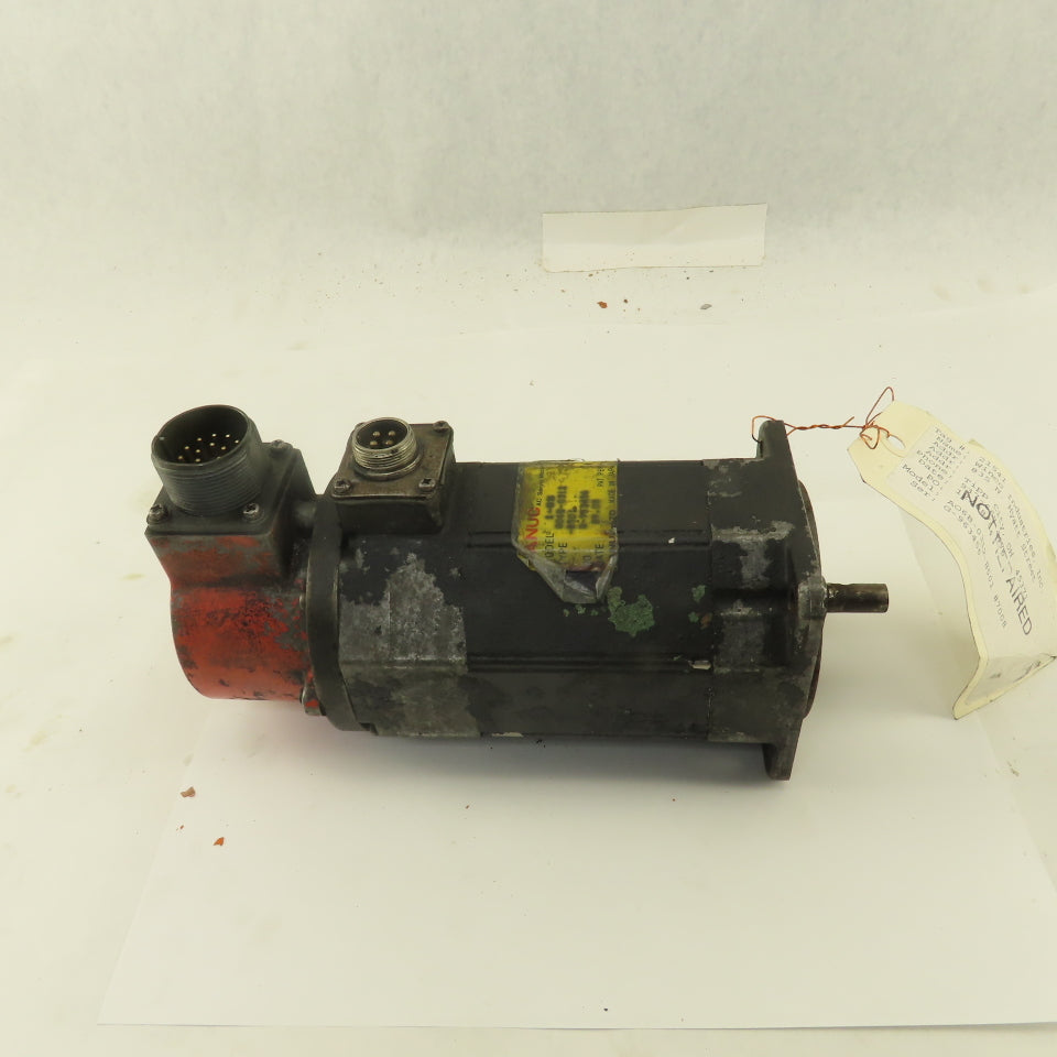 Fanuc A06B-0312-B501 120V 2000RPM 3Ph AC Servo Motor Parts/Repair