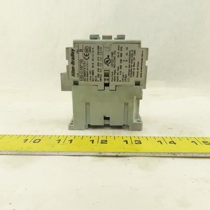 Allen Bradley 100-C16*10 600V 3Ph 15Hp Magnetic Contactor 110V Coil