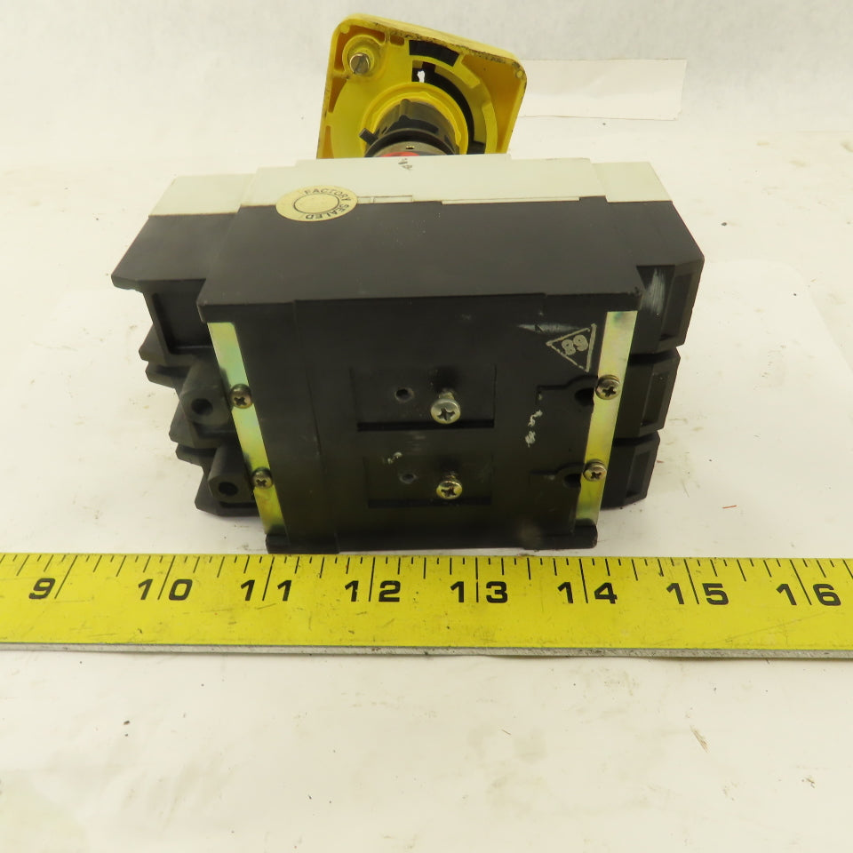 Cutler Hammer GWF 25k 20A 600VAC Circuit Breaker With Panel Operator LOTO
