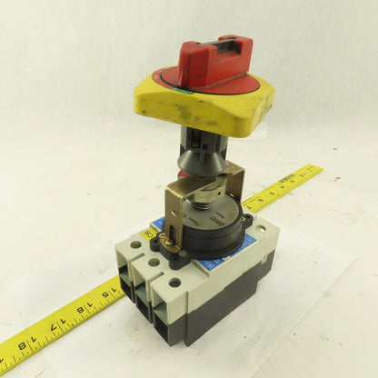 Cutler Hammer GWF 25k 20A 600VAC Circuit Breaker With Panel Operator LOTO