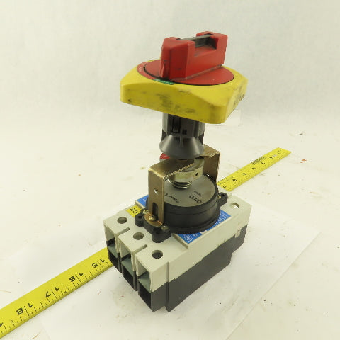 Cutler Hammer GWF 25k 20A 600VAC Circuit Breaker With Panel Operator LOTO