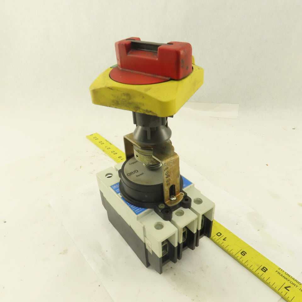 Cutler Hammer GWF 25k 20A 600VAC Circuit Breaker With Panel Operator LOTO