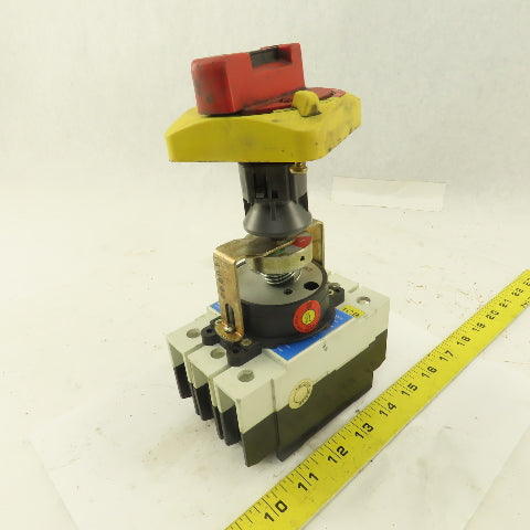 Cutler Hammer GWF 25k 20A 600VAC Circuit Breaker With Panel Operator LOTO