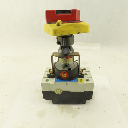 Cutler Hammer GWF 25k 20A 600VAC Circuit Breaker With Panel Operator LOTO