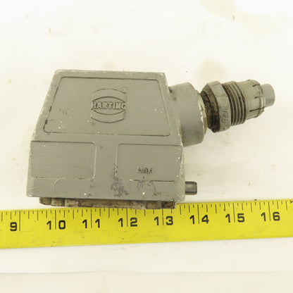 Harting MS216B 16 Male Pin 16A 600V Shielded Connector From ABB Robot
