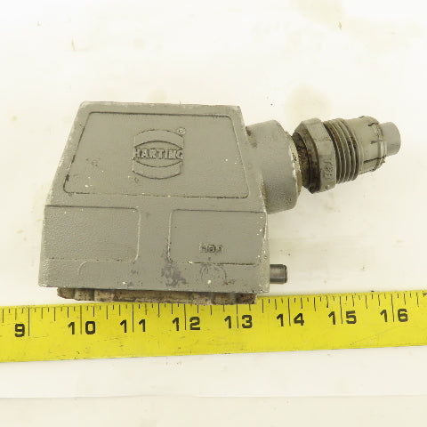 Harting MS216B 16 Male Pin 16A 600V Shielded Connector From ABB Robot