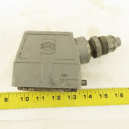 Harting MS216B 16 Male Pin 16A 600V Shielded Connector From ABB Robot