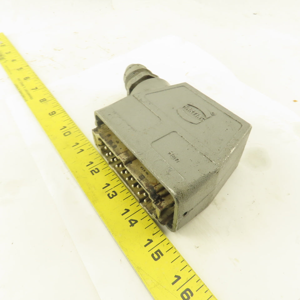 Harting MS216B 16 Male Pin 16A 600V Shielded Connector From ABB Robot