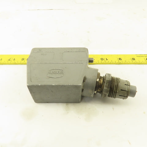 Harting MS216B 16 Male Pin 16A 600V Shielded Connector From ABB Robot