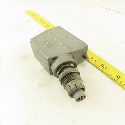 Harting MS216B 16 Male Pin 16A 600V Shielded Connector From ABB Robot