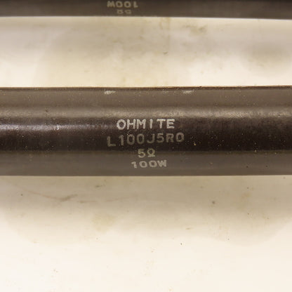 Ohmite L100J5R0 5 Ohm 100W Resister Bank Wire Wound
