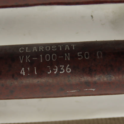 Clarostat VK-100-N 50 Ohm Wire Wound Resistor Bank