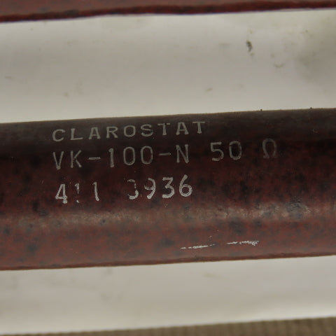 Clarostat VK-100-N 50 Ohm Wire Wound Resistor Bank