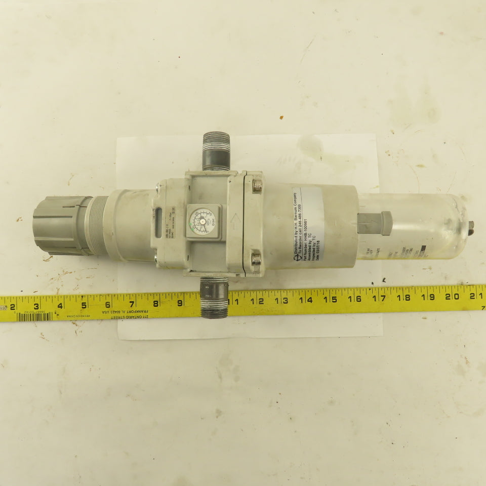 SMC AW60-N06E-Z-B 7-125PSI Airline Filter Regulator 3/4"  NPT