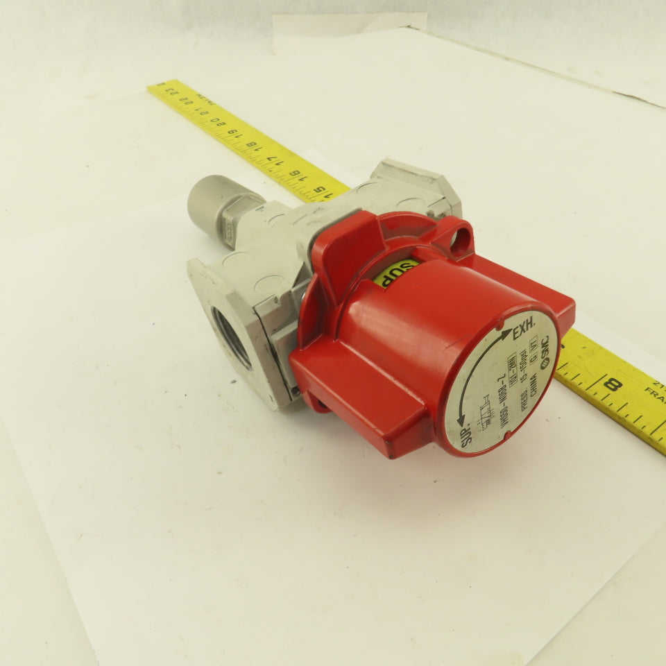 SMC VHS50-N06B-Z 15-150PSI 1" NPT Quick Exhaust Pneumatic Valve Lock Out Tag Out