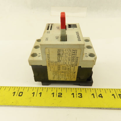 Siemens 3VE1000-2H 600V 30A Manual Motor Starter Motor Protection 1.6-2.5A