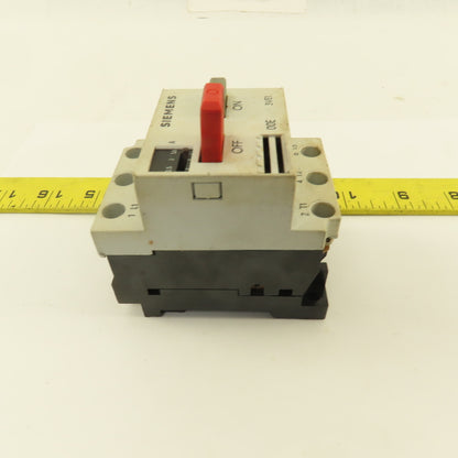 Siemens 3VE1000-2H 600V 30A Manual Motor Starter Motor Protection 1.6-2.5A