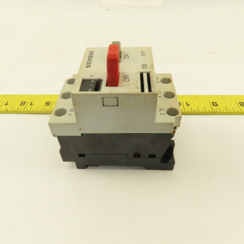 Siemens 3VE1000-2H 600V 30A Manual Motor Starter Motor Protection 1.6-2.5A