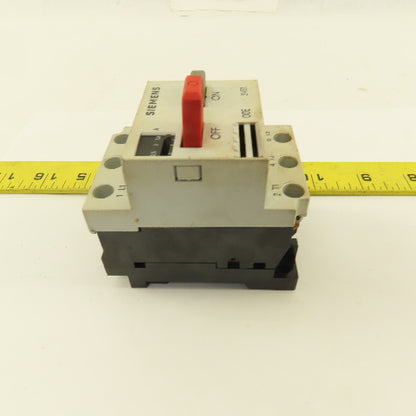 Siemens 3VE1000-2H 600V 30A Manual Motor Starter Motor Protection 1.6-2.5A