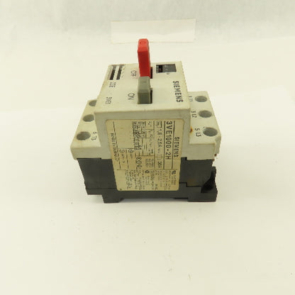 Siemens 3VE1000-2H 600V 30A Manual Motor Starter Motor Protection 1.6-2.5A