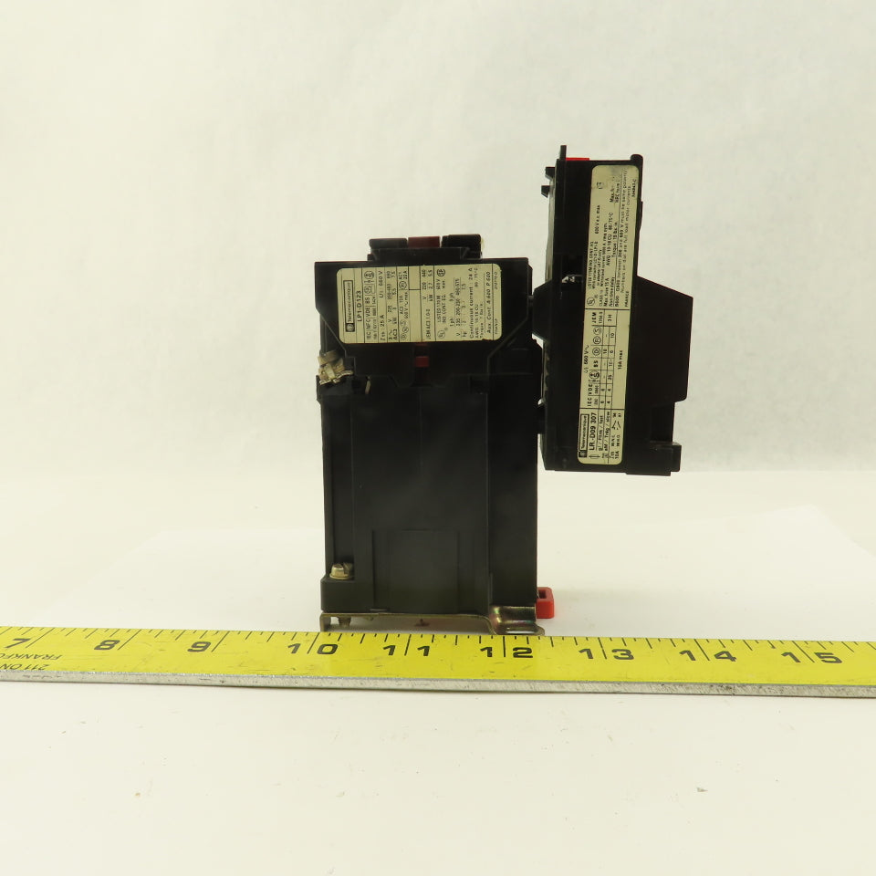 Telemecanique LP1-D 123 LR D09 307 660V 25A Motor Starter Overload 1.6-2.5A Trip