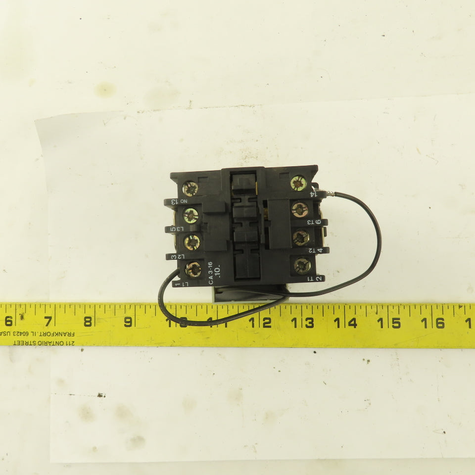 Sprecher + Schuh CA 3-16C 660V 7.5kW 24A Contactor 24VDC Coil W/ CRD3 Suppressor