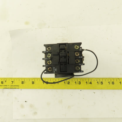 Sprecher + Schuh CA 3-16C 660V 7.5kW 24A Contactor 24VDC Coil W/ CRD3 Suppressor