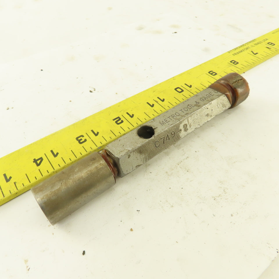 Metro Tool Gage .7495 Go .750 NO GO Plug Gage