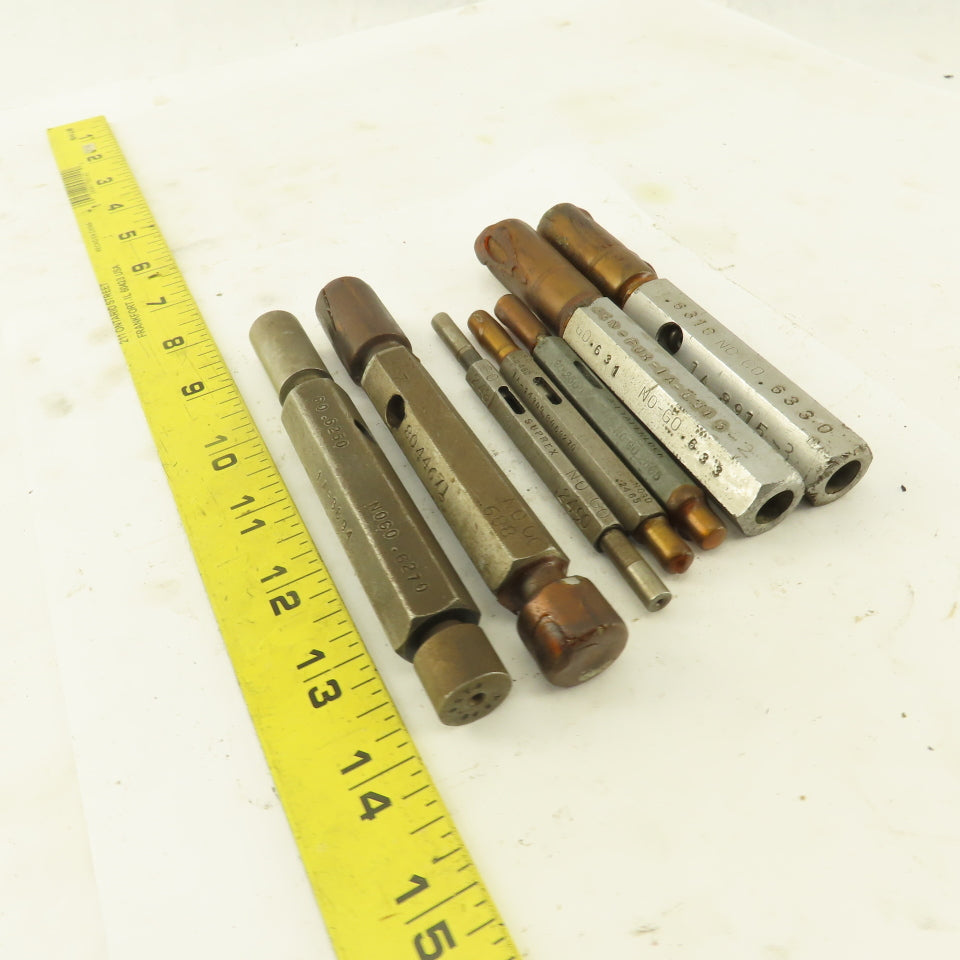 Misc. Go-No-Go Plug Gages .6250-.6270, 0687-.688 Lot Of 7