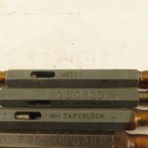 Metro .255 Go .257 No Go Plug Gage Lot Of 4