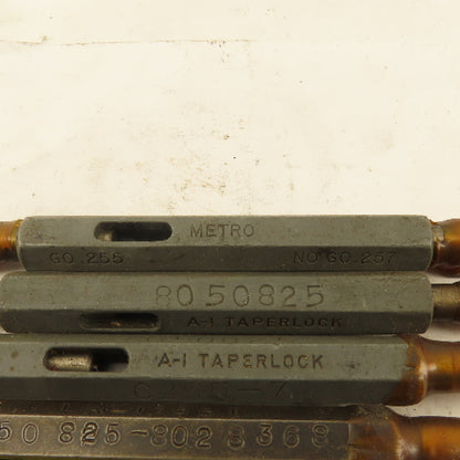 Metro .255 Go .257 No Go Plug Gage Lot Of 4