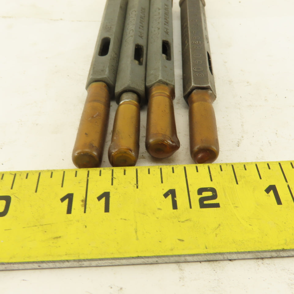 Metro .255 Go .257 No Go Plug Gage Lot Of 4