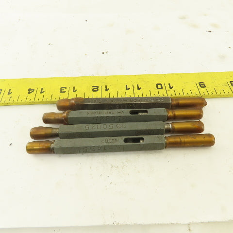 Metro .255 Go .257 No Go Plug Gage Lot Of 4