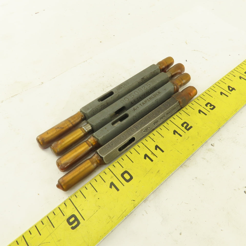 Metro .255 Go .257 No Go Plug Gage Lot Of 4