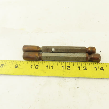 Metro .4985 Go .4990 No Go Plug Gage Lot Of 2