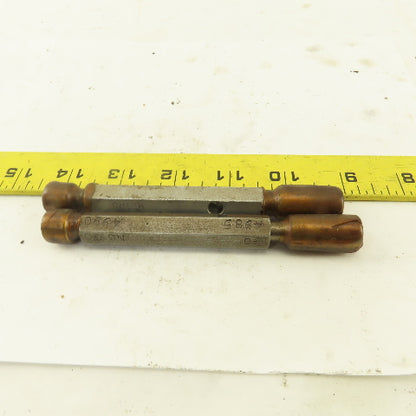 Metro .4985 Go .4990 No Go Plug Gage Lot Of 2