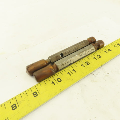 Metro .4985 Go .4990 No Go Plug Gage Lot Of 2