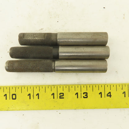 0.5625 9/16" Diameter Plug Calibration Gage Lot Of 3