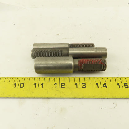 11/16", 7/8", 1/2" Diameter Plug Calibration Gage Misc. Lot Of 3