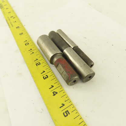 11/16", 7/8", 1/2" Diameter Plug Calibration Gage Misc. Lot Of 3