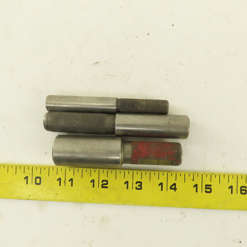 11/16", 7/8", 1/2" Diameter Plug Calibration Gage Misc. Lot Of 3