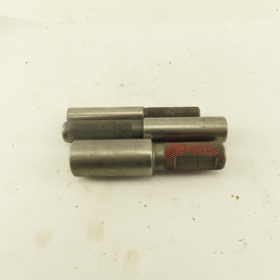 11/16", 7/8", 1/2" Diameter Plug Calibration Gage Misc. Lot Of 3