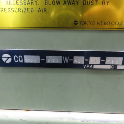 Okuma MC-60H Hydraulic Power Unit Assembly Tokyo Keikl 208V 3Ph