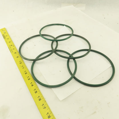 7mm Thick Conveyor O-Ring Belt Band 14" Long 6-1/4' OD x 5-5/8" ID Lot Of 5