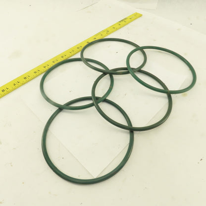 7mm Thick Conveyor O-Ring Belt Band 14" Long 6-1/4' OD x 5-5/8" ID Lot Of 5