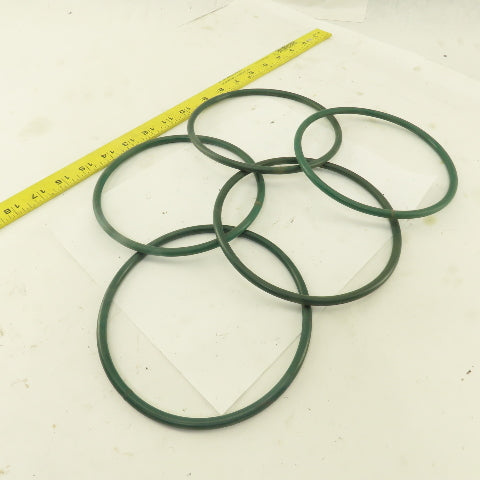 7mm Thick Conveyor O-Ring Belt Band 14" Long 6-1/4' OD x 5-5/8" ID Lot Of 5