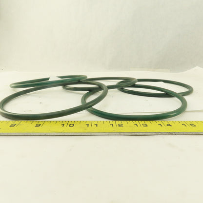 7mm Thick Conveyor O-Ring Belt Band 14" Long 6-1/4' OD x 5-5/8" ID Lot Of 5