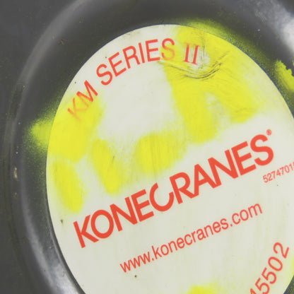 KoneCranes KM Series II 1 Ton Manual Chain Hoist 11" Lift 7' Hand Wheel Chain