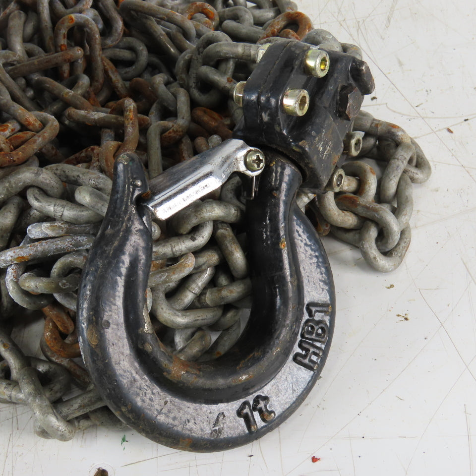 KoneCranes KM Series II 1 Ton Manual Chain Hoist 11" Lift 7' Hand Wheel Chain